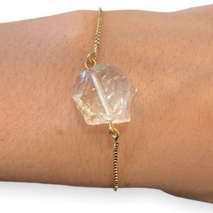 Natural Gemstone White Bracelet
